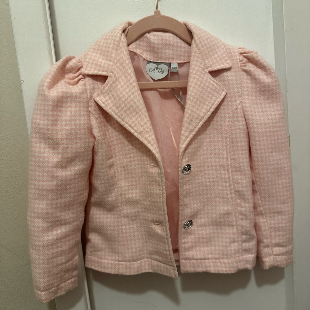UK designer A Dee Pink Kids Blazer
